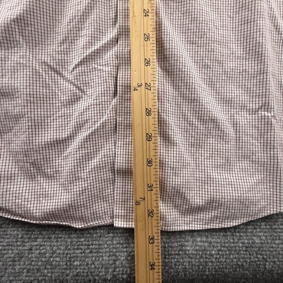 Brooks Brothers Red Check 17.5 6/7 Cotton Button-Down Regent Non-Iron Men Shirt - Picture 4 of 16